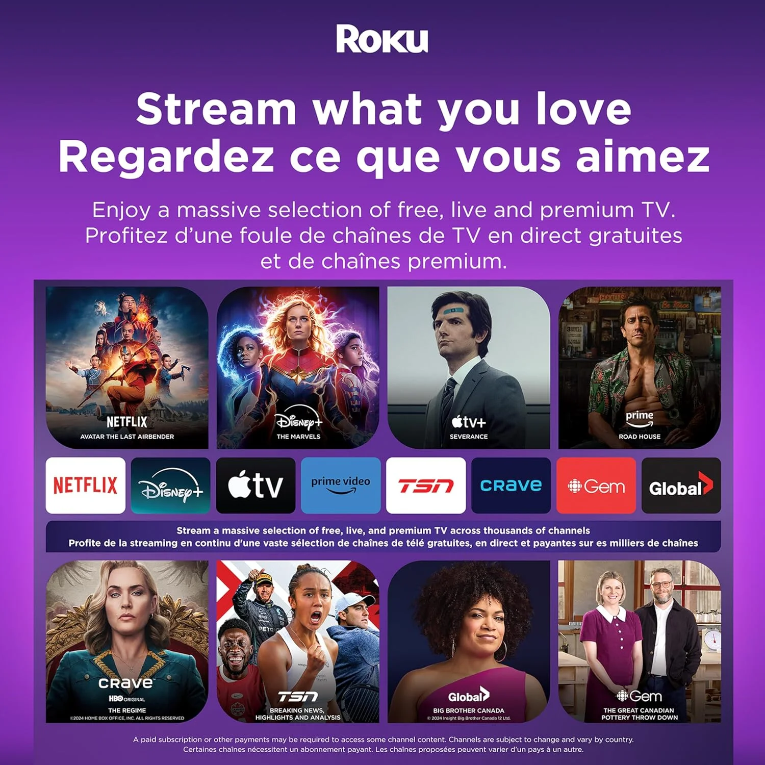 دستگاه پخش جریانی Roku Express 4K مدل 3940CA دستگاه پخش جریانی Roku Express 4K مدل 3940CA