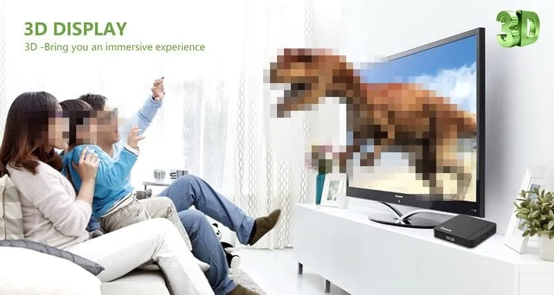 باکس اندروید تی وی LIROM 11.0 [2GB 16GB] 4K، باکس هوشمند تی وی، پردازنده Amlogic S905 X2، وای فای دوگانه 2.4G/5G، رمزگشایی H.265 100/1000M، USB3.0 ست تاپ باکس