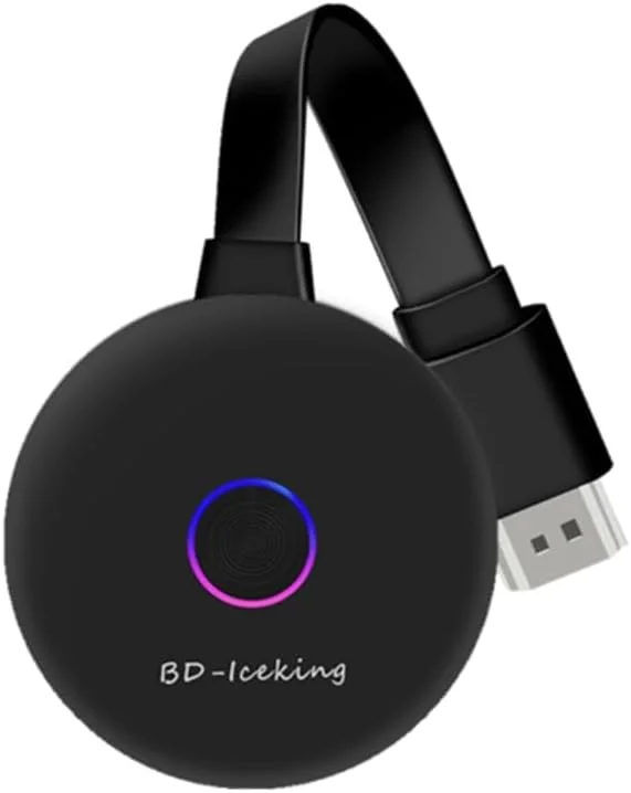 آداپتور دانگل نمایشگر HDMI بی سیم، آداپتور انتقال تصویر بی سیم، توسعه دهنده بی سیم HDMI ویدئو/صوتی/فایل رسانه ای استریم از لپ تاپ، کامپیوتر، تلفن هوشمند به پروژکتور مانیتور HDTV