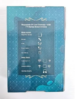 دستگاه تی وی باکس نسخه ویژه KING'S PRO PLUS 2024: کیفیت 14K Ultra HD، رم 32 گیگابایت، حافظه داخلی 512 گیگابایت، اندروید 14، اشتراک رایگان.