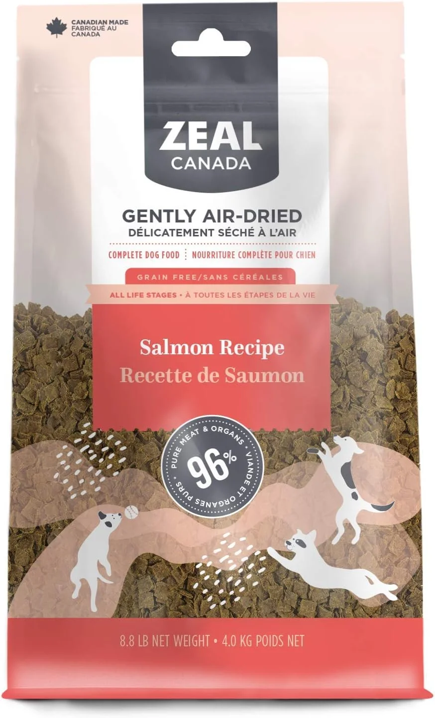 غذای خشک سگ با طعم سالمون خشک شده Zeal - وزن 4 کیلوگرم