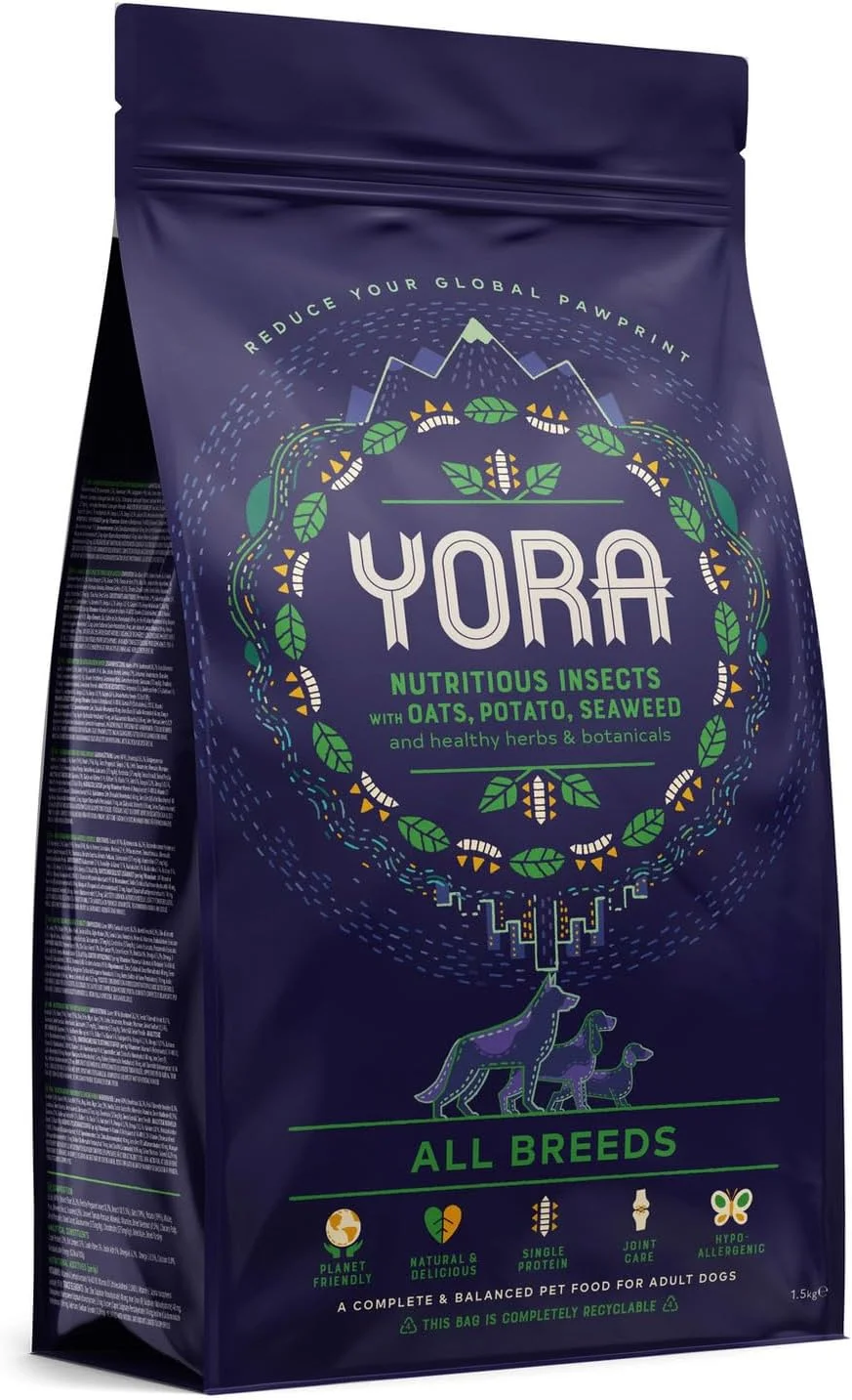 غذای خشک سگ بالغ با پروتئین حشرات - 6 کیلوگرم