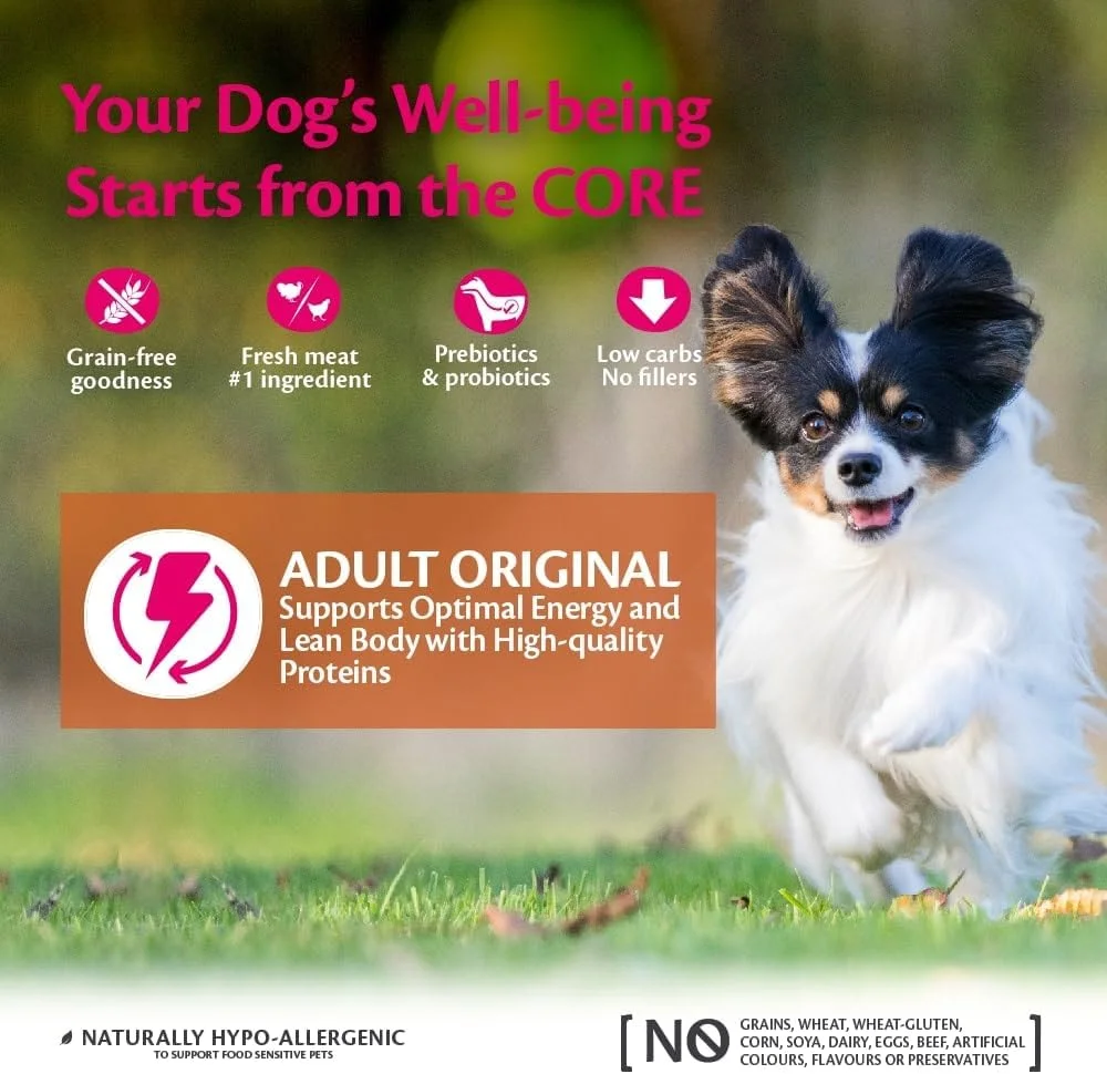 غذای خشک سگ نژاد کوچک با طعم بوقلمون Wellness Core وزن ۱.۵ کیلوگرم