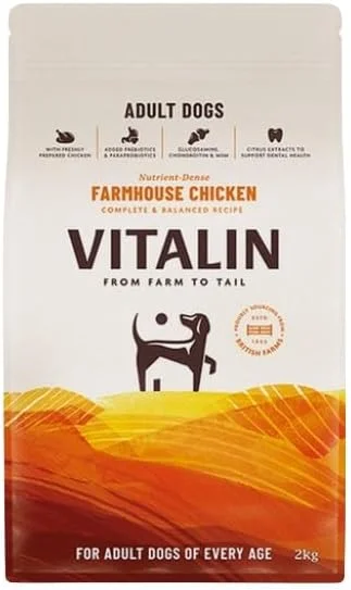 Vitalin Farmhouse Chicken Dog Dry Food - 2KG