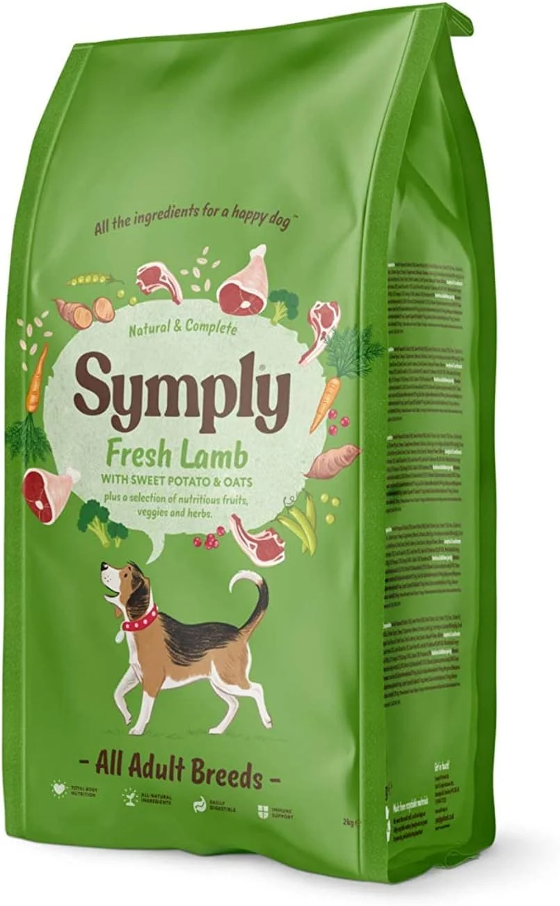 غذای خشک سگ بالغ سیمپلی با طعم بره تازه 2 کیلوگرمی