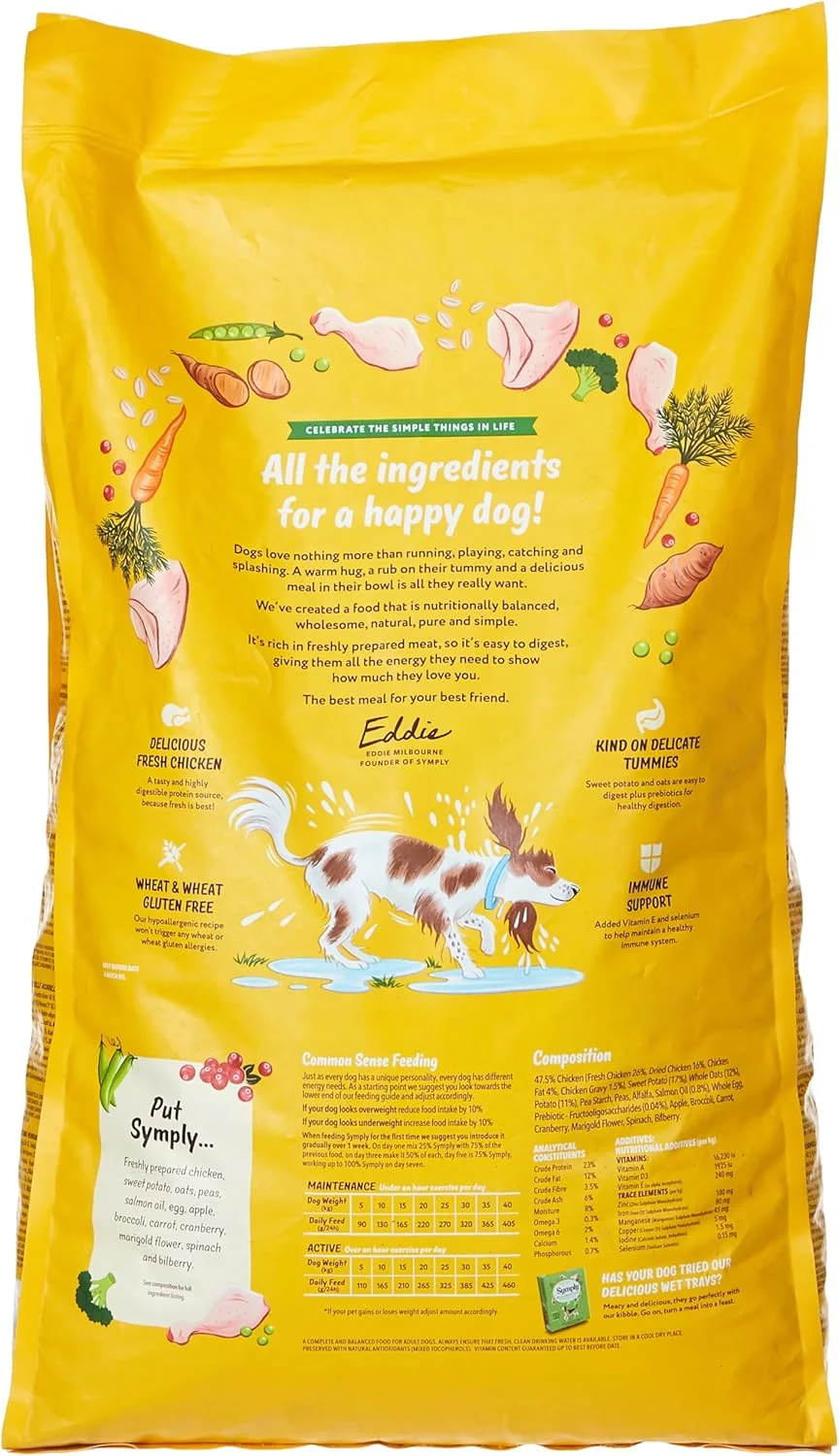 غذای خشک سگ بالغ سیمپلی با طعم مرغ تازه 6 کیلوگرمی