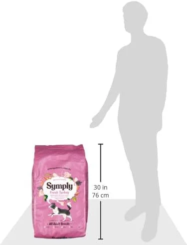 غذای خشک سگ بالغ سیمپلی با طعم بوقلمون تازه 12 کیلوگرمی