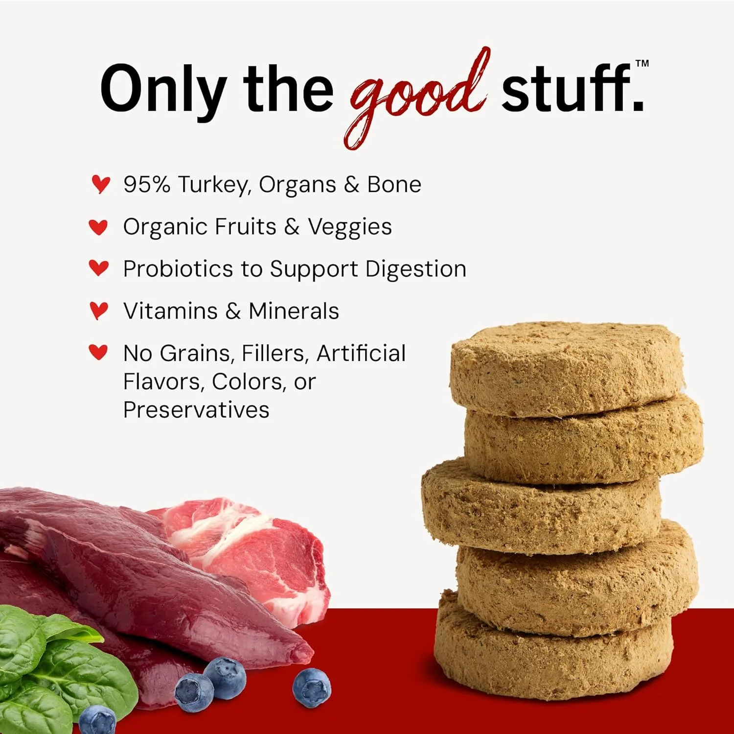 استلا و چوی، غذای خشک خام با طعم گوزن - 708 گرم