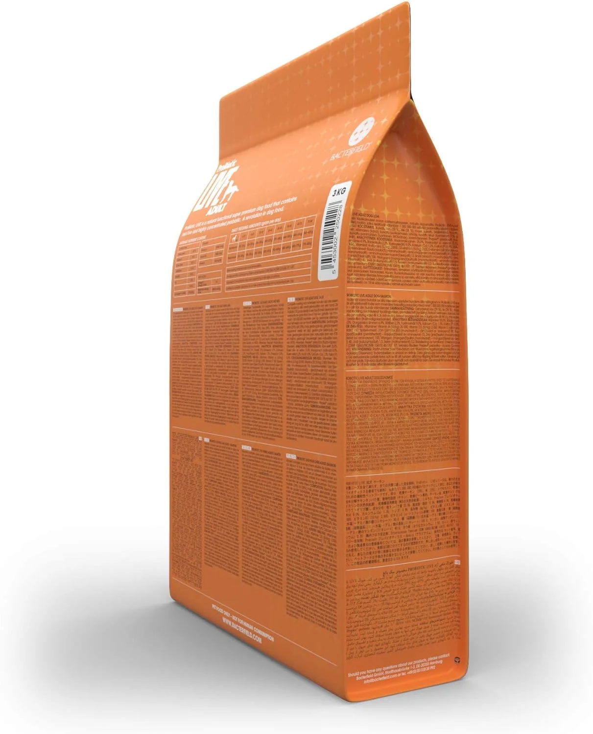 غذای خشک سگ بالغ (طعم سالمون، 3 کیلوگرم)