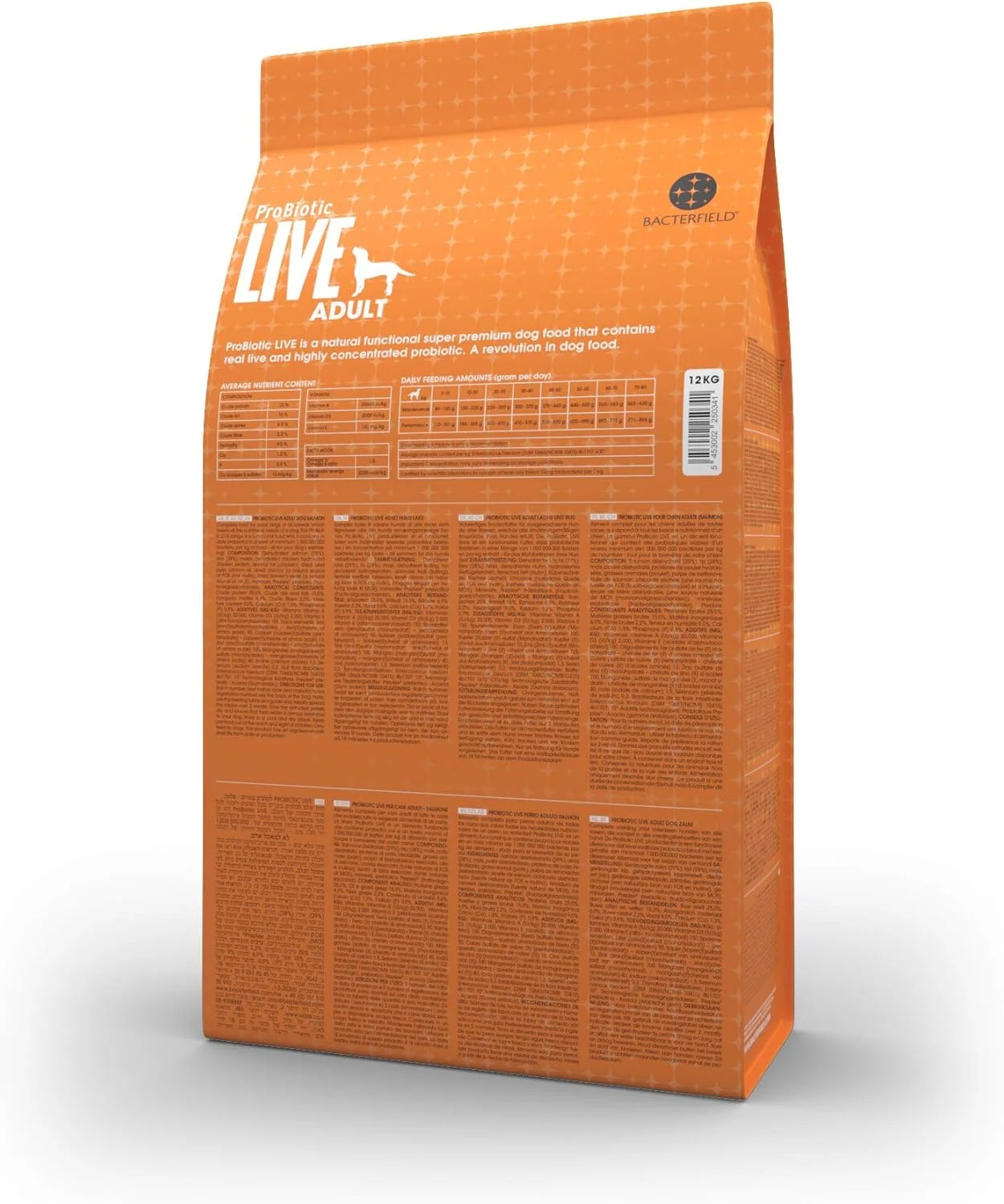 غذای خشک سگ بالغ (ماهی سالمون، 12 کیلوگرم)