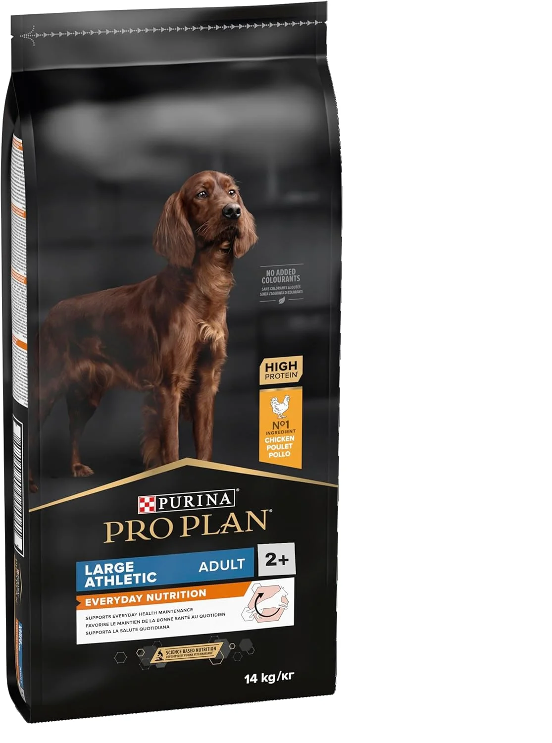 غذای خشک سگ بالغ نژاد بزرگ با اندام ورزشی Purina Pro Plan Everyday Nutrition، با طعم مرغ، 14 کیلوگرم