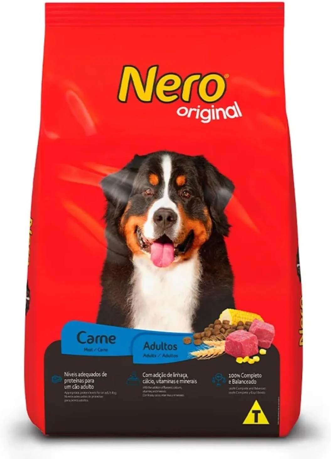 غذای خشک سگ بالغ نرو اورجینال، طعم گوشت (۱۰.۱ کیلوگرم)، فرمول کامل و متعادل مناسب برای همه نژادها