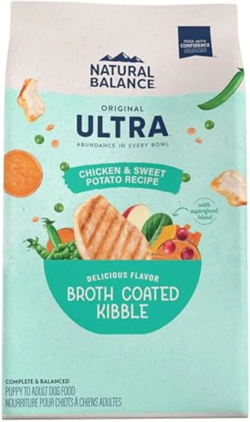 غذای خشک سگ با طعم مرغ بدون غلات نچرال بالانس اورجینال الترا | مناسب تمام مراحل زندگی | کیسه 24 پوندی