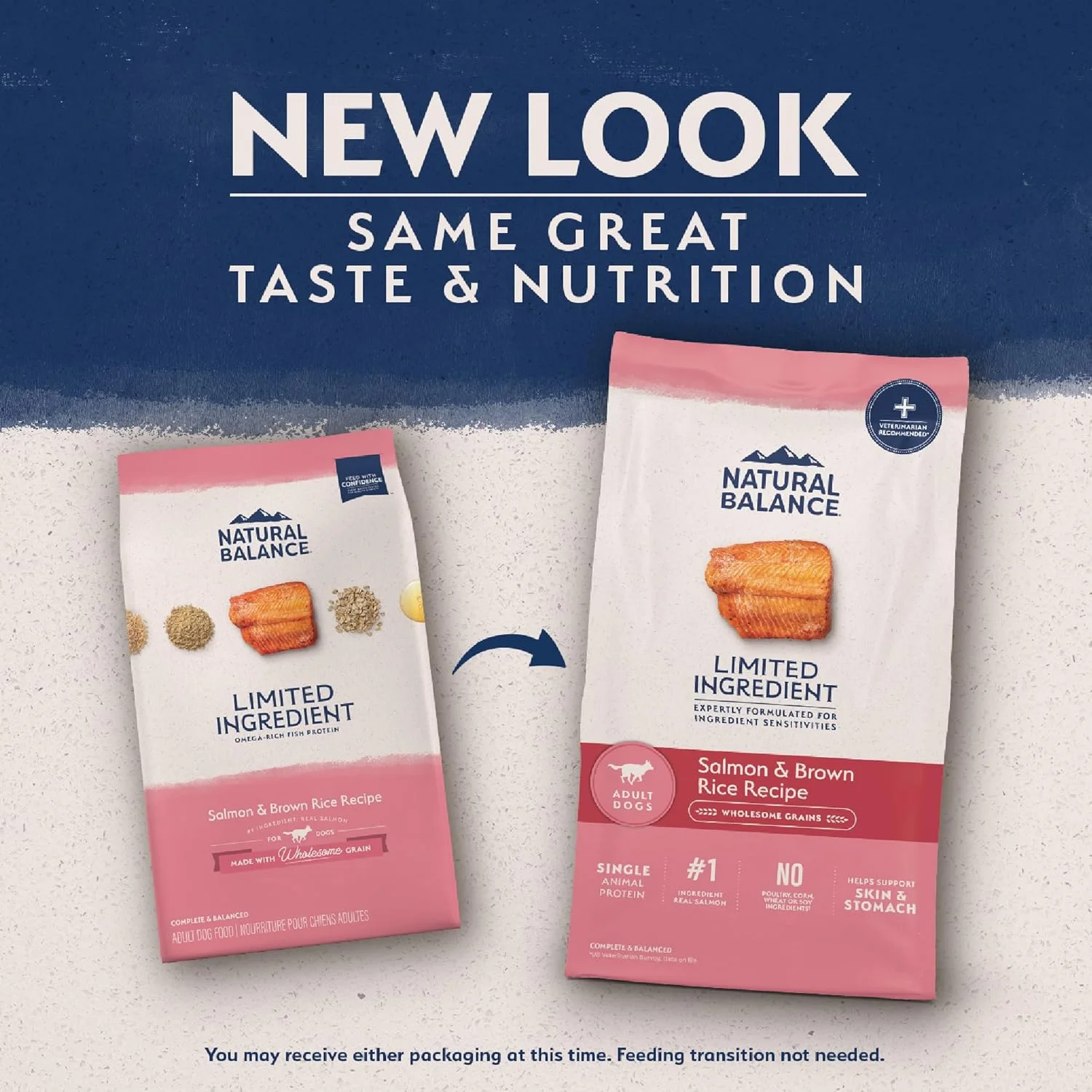 غذای خشک سگ بالغ با طعم سالمون و برنج قهوه ای Natural Balance با رژیم غذایی محدود، 5.4 کیلوگرمی