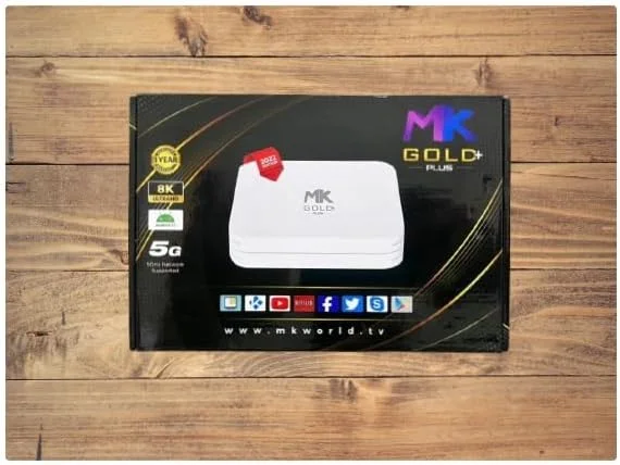 اندروید باکس MK Gold plus 8K، پشتیبانی از وای فای 5G