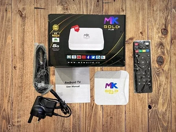 اندروید باکس MK Gold plus 8K، پشتیبانی از وای فای 5G