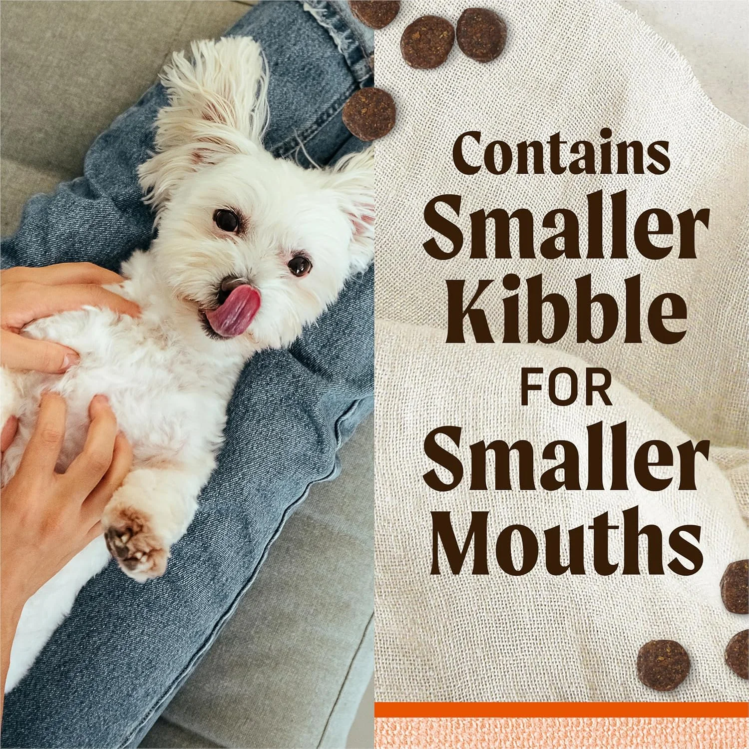 غذای خشک سگ نژاد کوچک مریک Lil’ Plates، بدون غلات، با طعم گوشت گاو تگزاس و سیب زمینی شیرین - بسته 5.4 کیلوگرمی