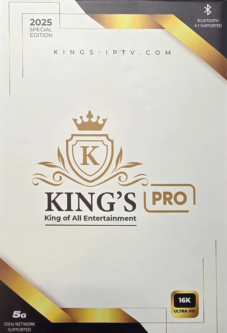 دستگاه پخش تلویزیون KING'S PRO PLUS نسخه ویژه 2024 - 14K Ultra HD، 32 گیگابایت رم + 512 گیگابایت رام، اندروید 14.0 | اشتراک/فعالسازی رایگان 1 ساله
