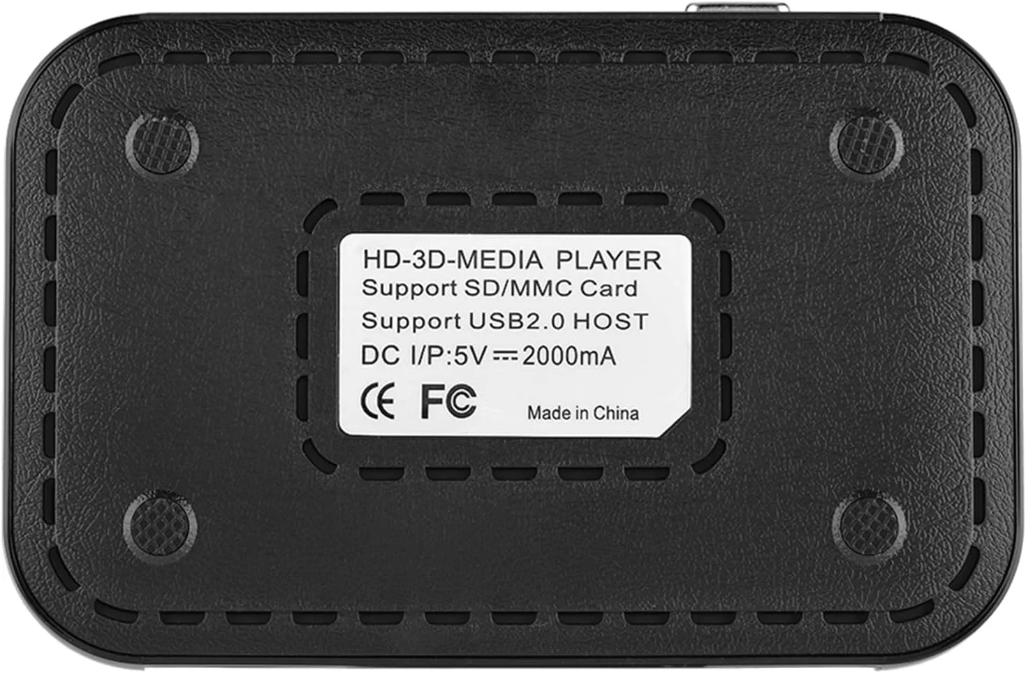 پخش کننده رسانه Gearwell، پخش کننده ویدئو، مینی باکس پخش کننده رسانه Full HD 1080P، پشتیبانی از USB MMC RMVB MP3 AVI MKV