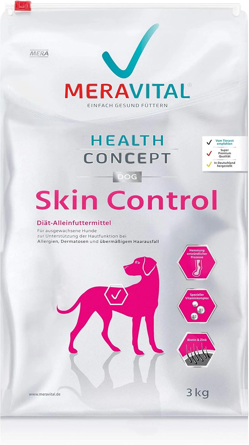 غذای خشک سگ مراویتال Skin Control - رژیم تخصصی برای سلامت پوست، حمایت از آلرژی و بازسازی خز 3 کیلوگرم