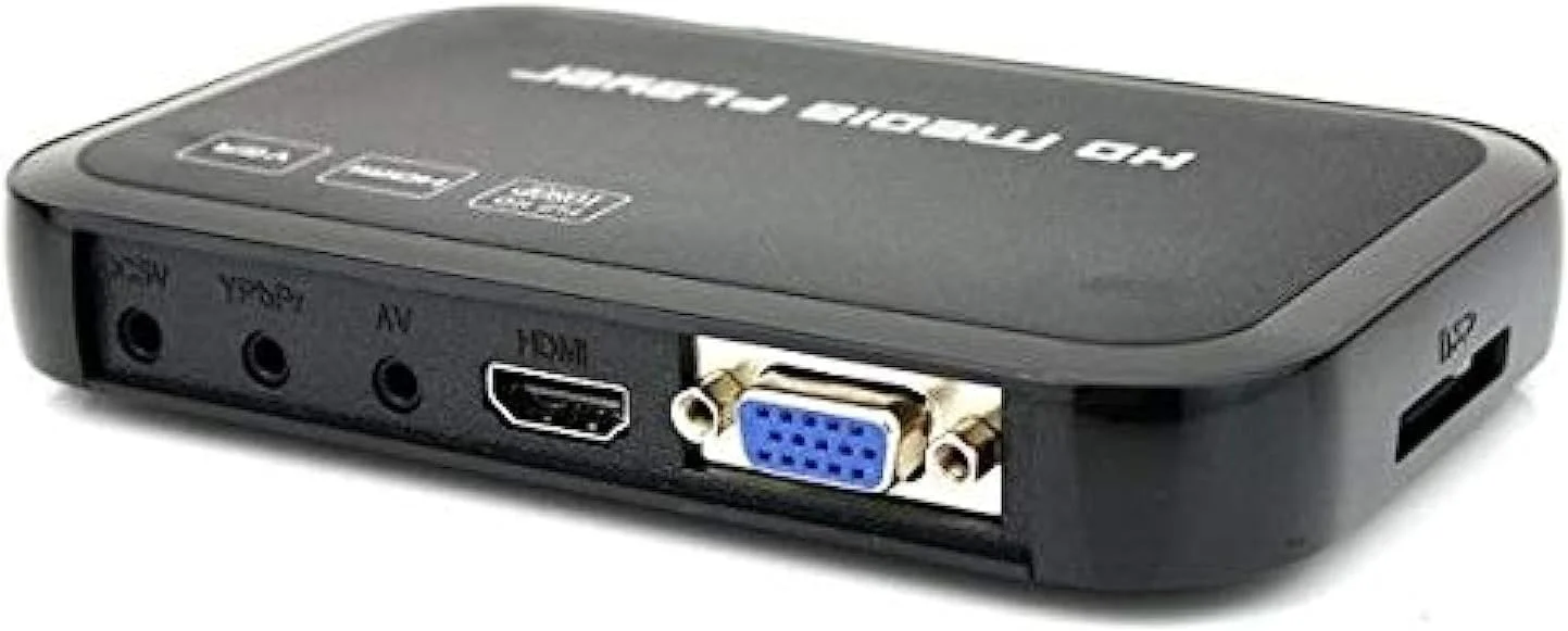 پخش کننده رسانه ای USB با کیفیت Full HD 1080P با HDMI و VGA، پشتیبانی از MKV H.264 و هارد دیسک USB
