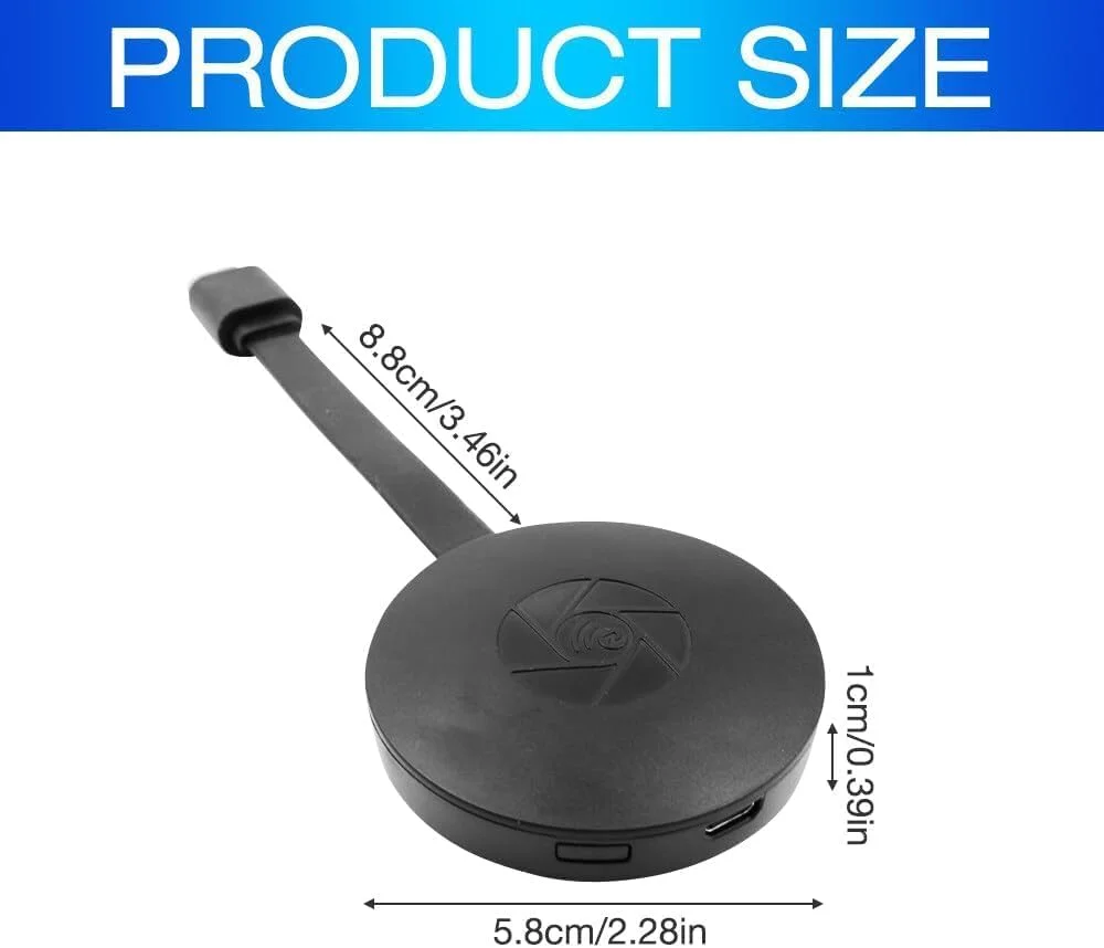 دانگل نمایشگر بی‌سیم Gadget-Oasis HRX HDMI 1080P آداپتور گیرنده تلویزیون با قابلیت Mirroring Screen