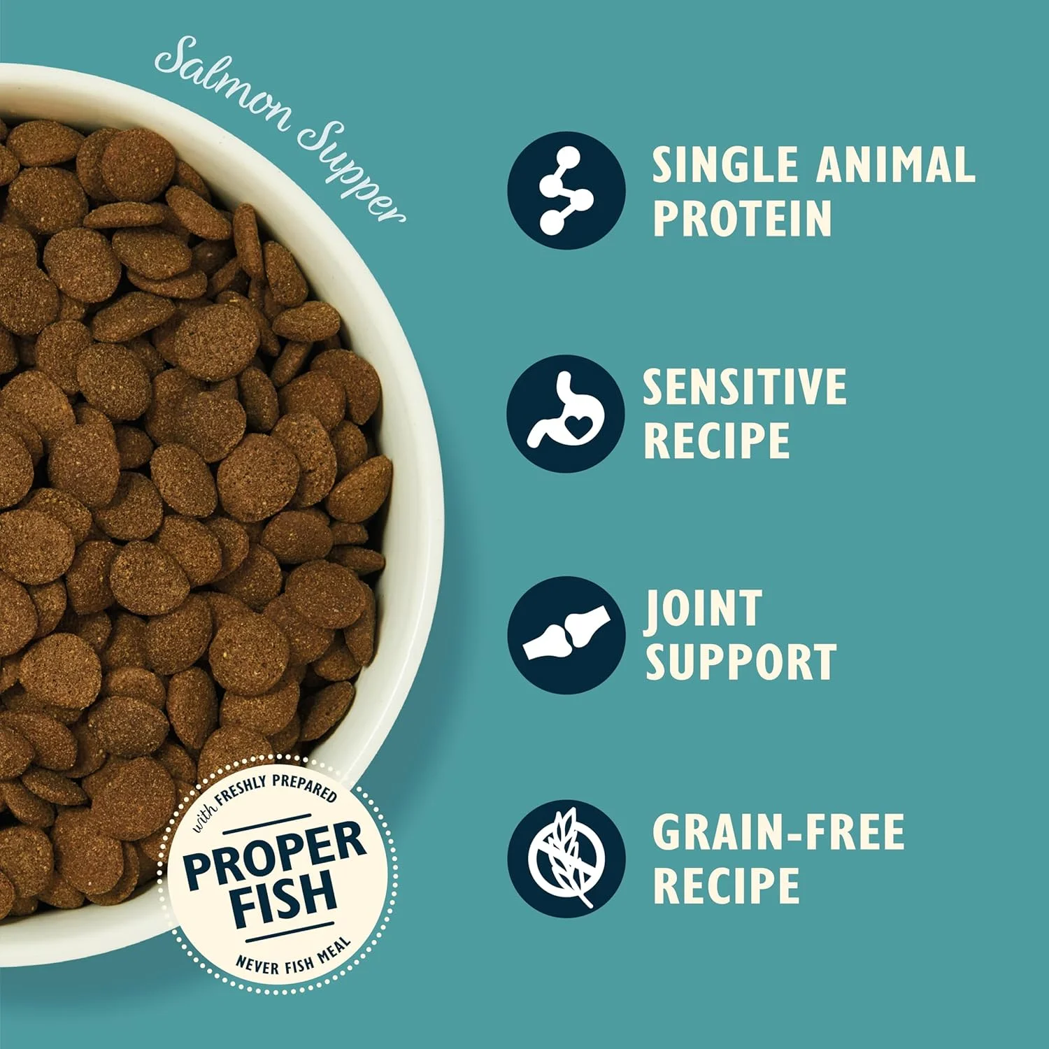 غذای خشک سگ بالغ با طعم ماهی سالمون لیلیز کیچن - 2.5 کیلوگرم