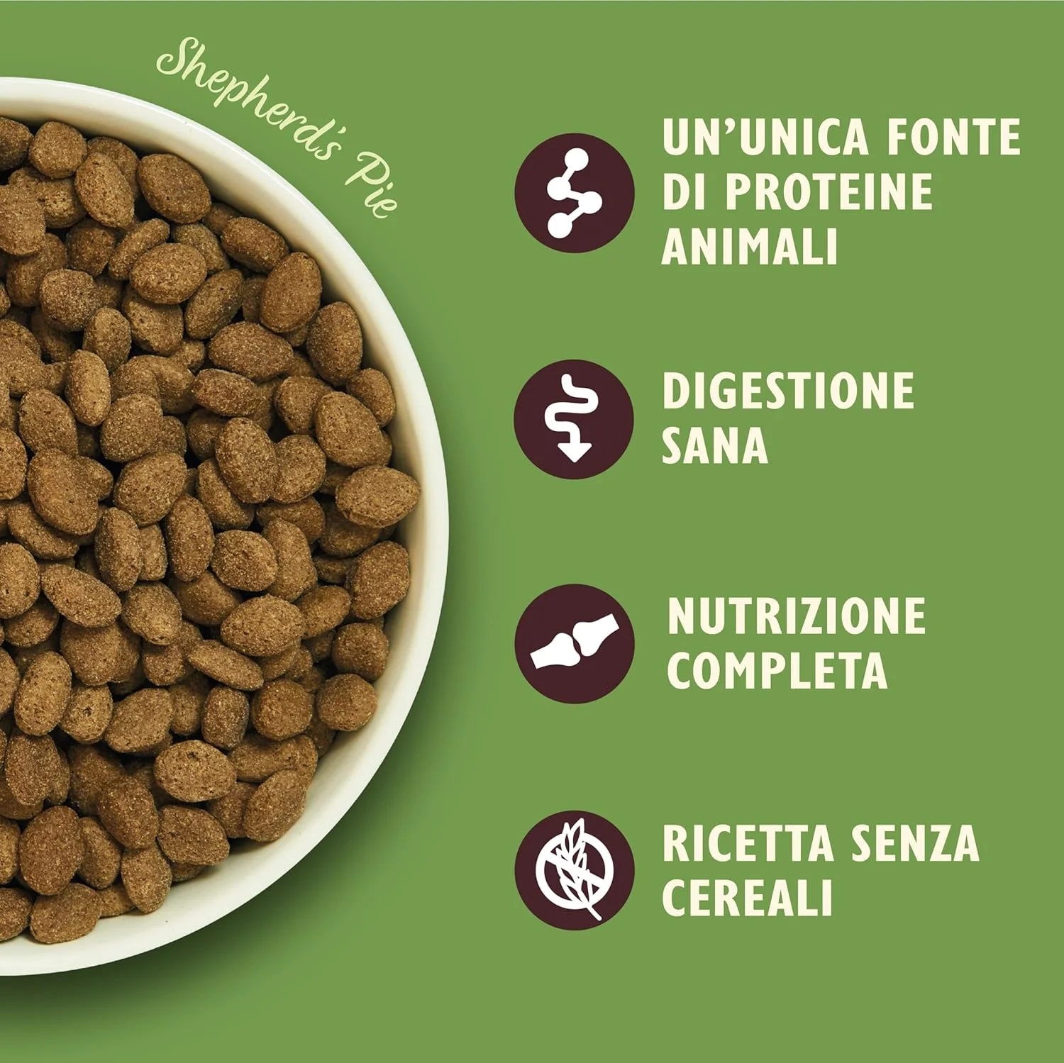 غذای خشک سگ بالغ بدون غلات با طعم بره و پای چوپان Lily's Kitchen - وزن ۲.۵ کیلوگرم