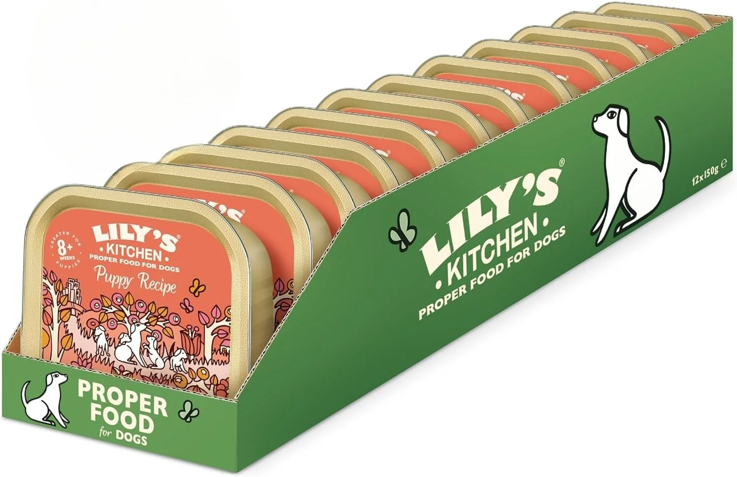 غذای توله سگ با طعم مرغ Lily's Kitchen، بسته 12 عددی 150 گرمی