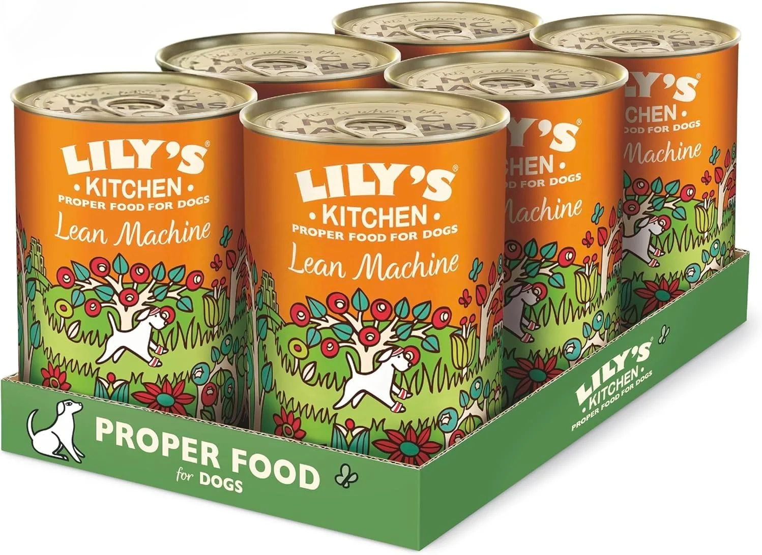 غذای مرطوب سگ با طعم بوقلمون Lily's Kitchen Lean Machine - 400 گرم