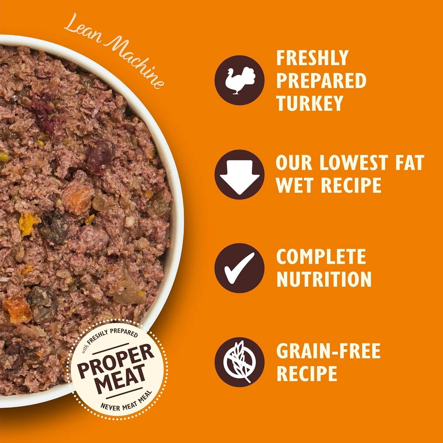 غذای مرطوب سگ با طعم بوقلمون Lily's Kitchen Lean Machine - 400 گرم