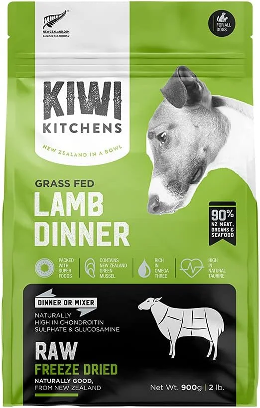 غذای خشک سگ کیوی کیچن با طعم بره تغذیه شده با علف 900 گرمی