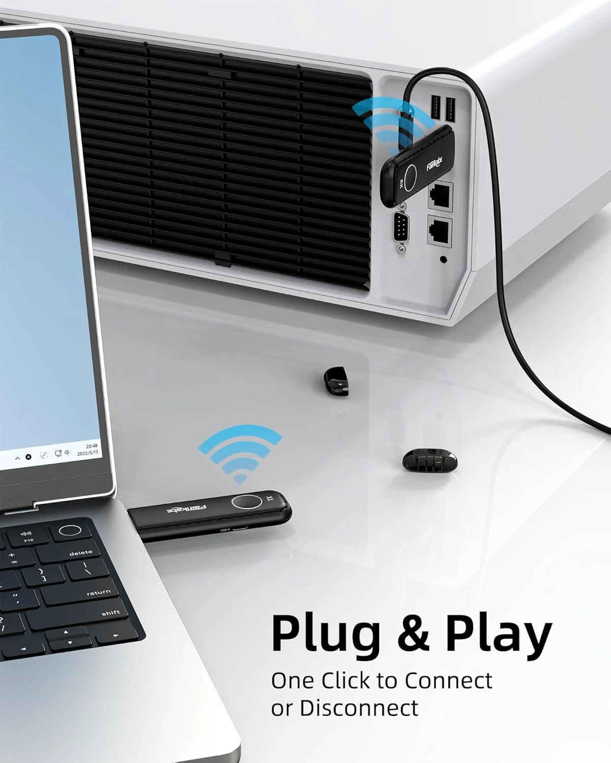 فرستنده و گیرنده HDMI بی سیم fairikabe، فرستنده و گیرنده HDMI بی سیم، توسعه دهنده HDMI بی سیم قابل حمل 30 متری، توسعه دهنده ویدئو و صدا بی سیم Plug and Play برای پخش جریانی به مانیتور