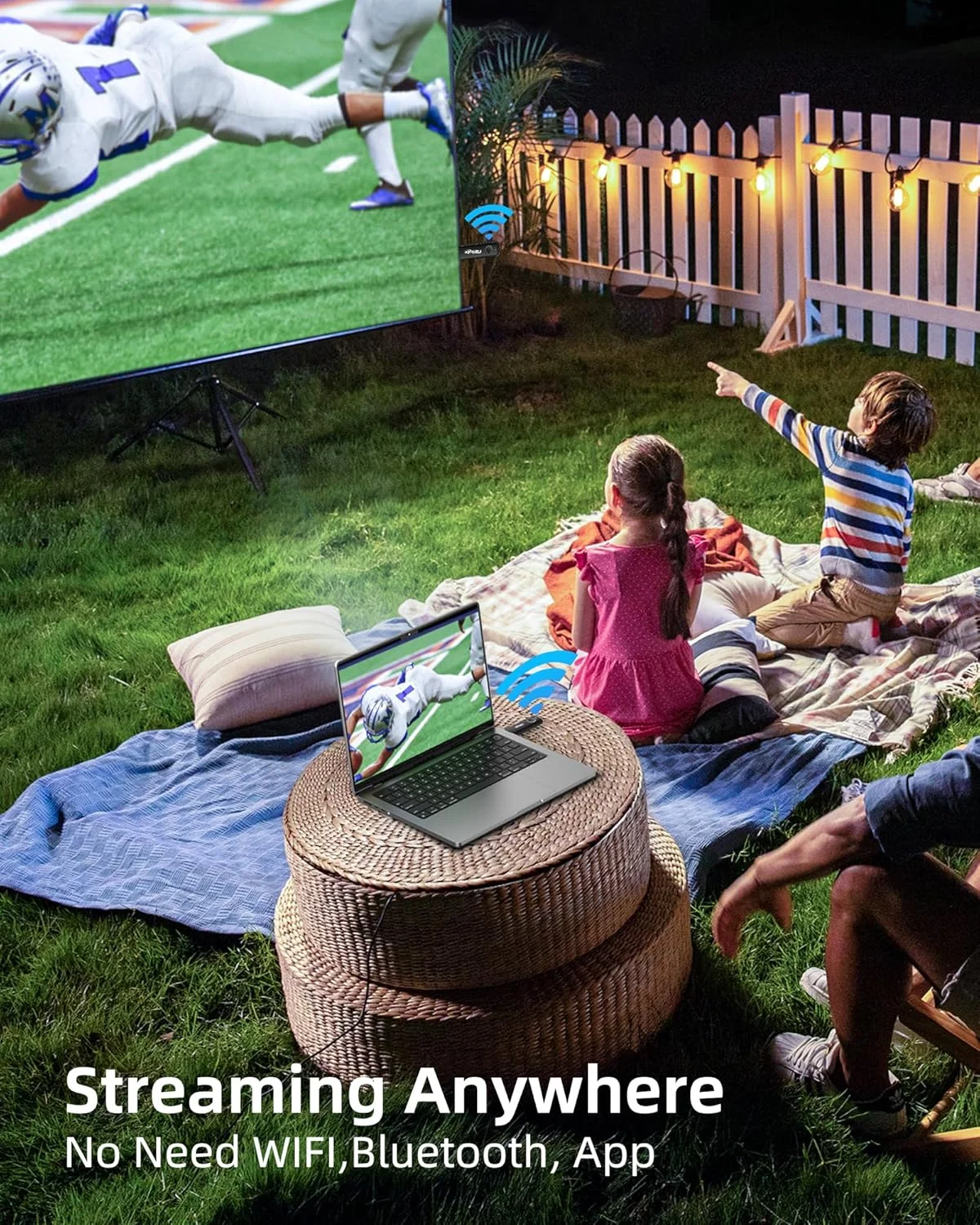 فرستنده و گیرنده HDMI بی سیم fairikabe، فرستنده و گیرنده HDMI بی سیم، توسعه دهنده HDMI بی سیم قابل حمل 30 متری، توسعه دهنده ویدئو و صدا بی سیم Plug and Play برای پخش جریانی به مانیتور