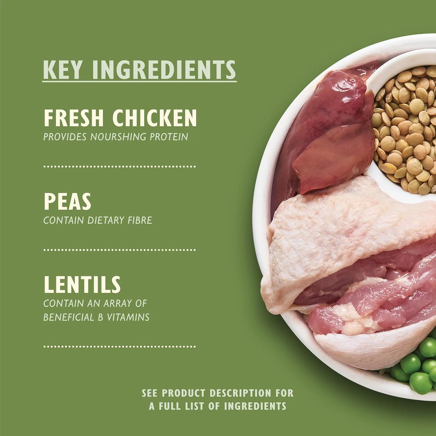 غذای خشک سگ بالغ با طعم مرغ و سبزیجات ارگانیک لیلیز کیچن - 7 کیلوگرم