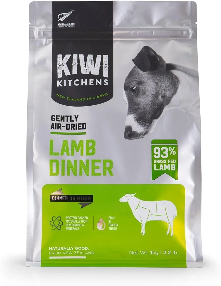 غذای خشک سگ با طعم بره Kiwi Kitchens، خشک شده با هوا، 1 کیلوگرم غذای خشک سگ با طعم بره Kiwi Kitchens، خشک شده با هوا، 1 کیلوگرم