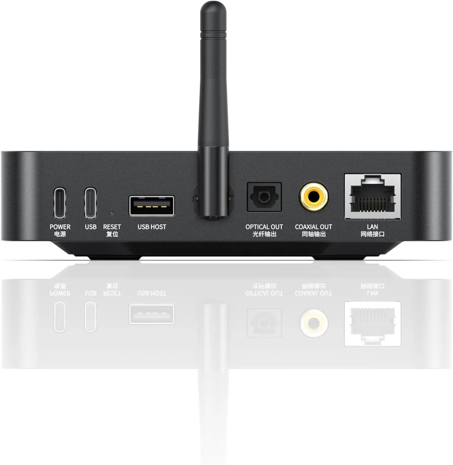 گیرنده استریم صوتی AirPlay فیو SR11، استریمر چند اتاقه وای فای، استریم صدای Hi-Res از Spotify، Amazon Music، Tidal (مشکی)