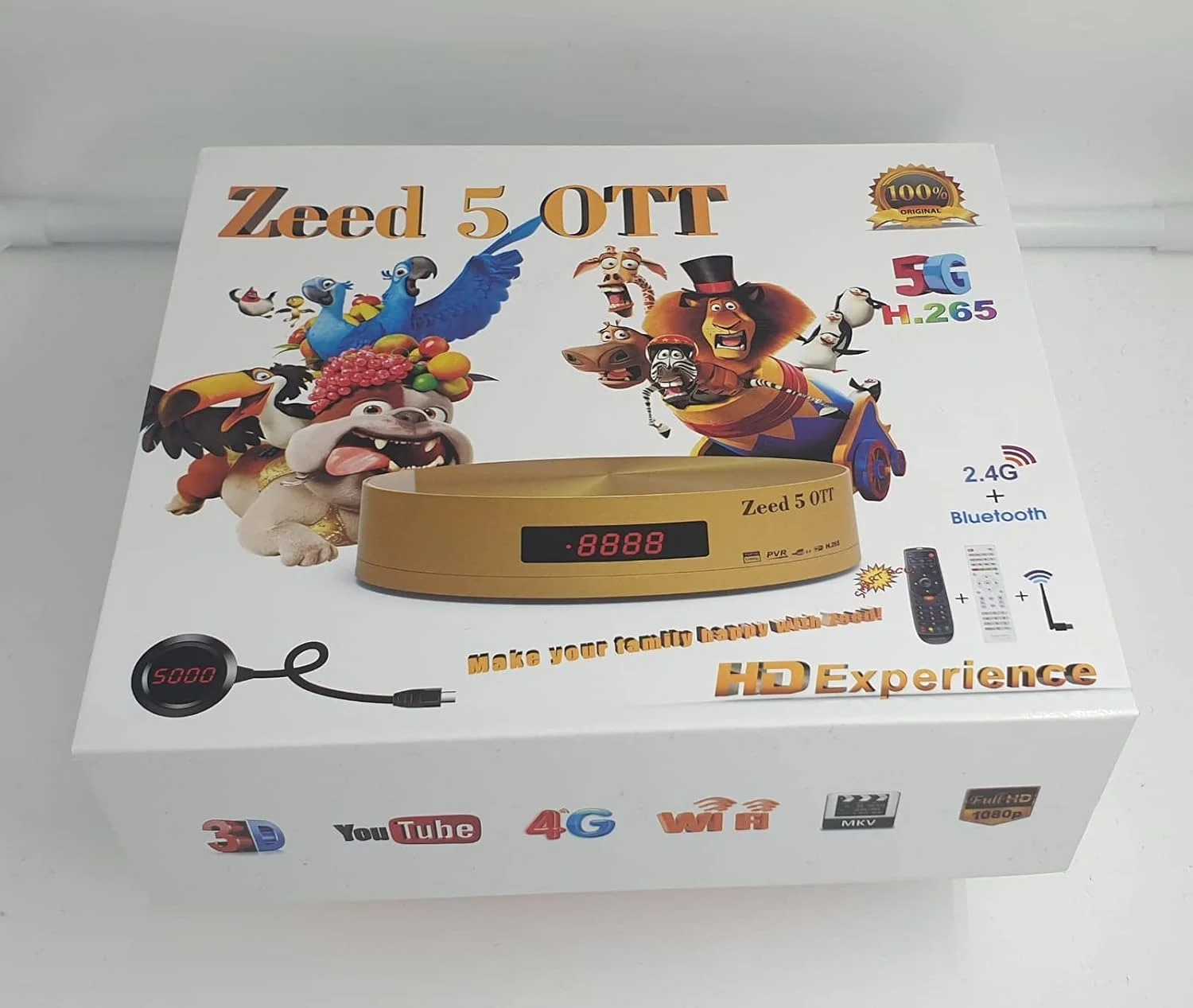 باکس آنلاین کانال های تلویزیونی HD Experience 5 OTT