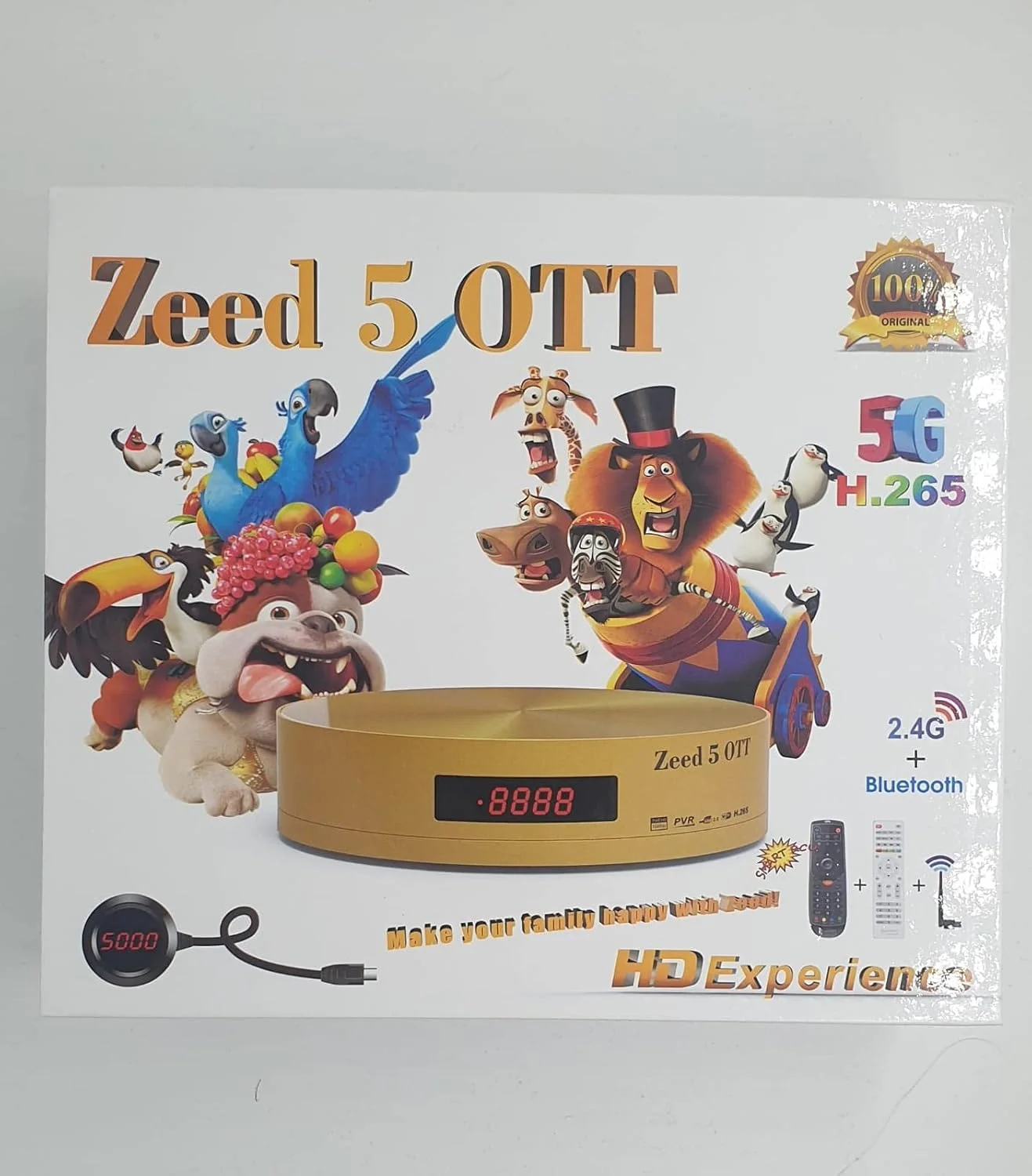 باکس آنلاین کانال های تلویزیونی HD Experience 5 OTT