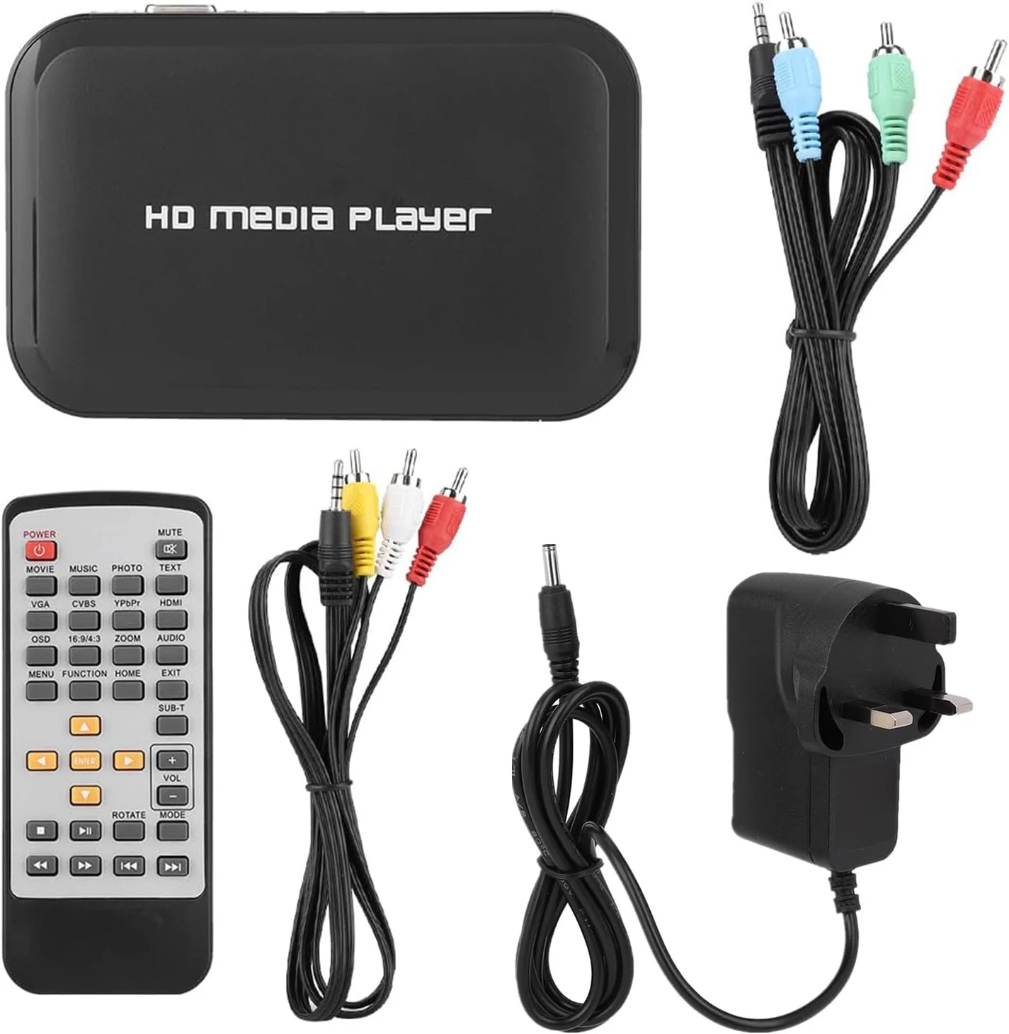 مرکز پخش رسانه ای ای وینر Full HD 1080P با پشتیبانی از فرمت های RM/RMVB/AVI/MPEG