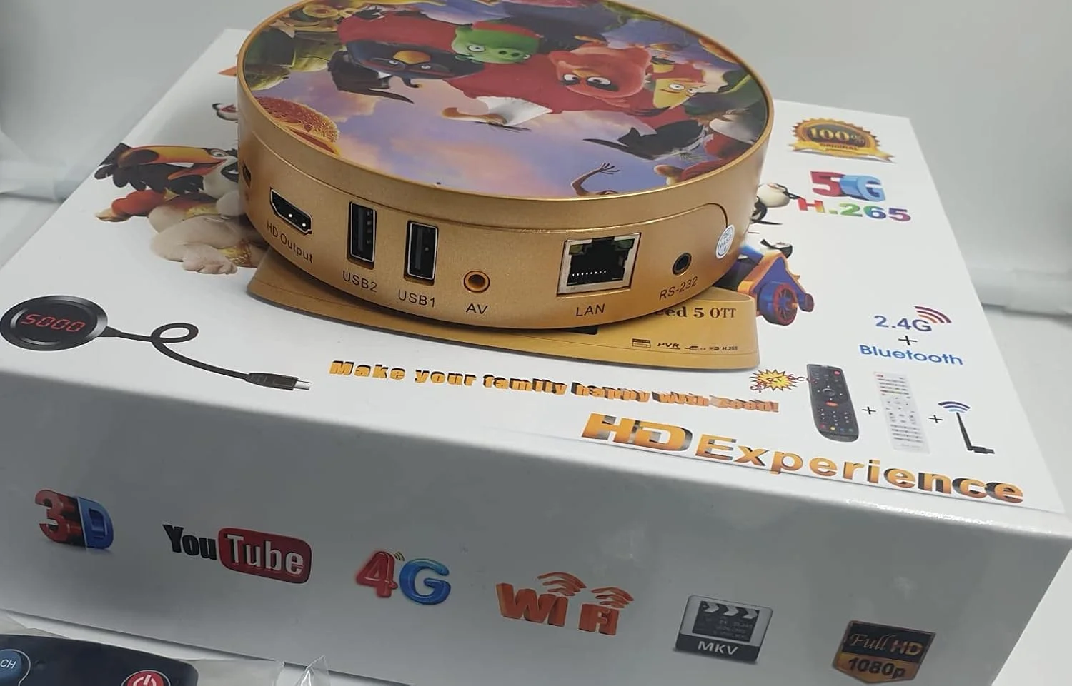 باکس آنلاین کانال های تلویزیونی HD Experience 5 OTT