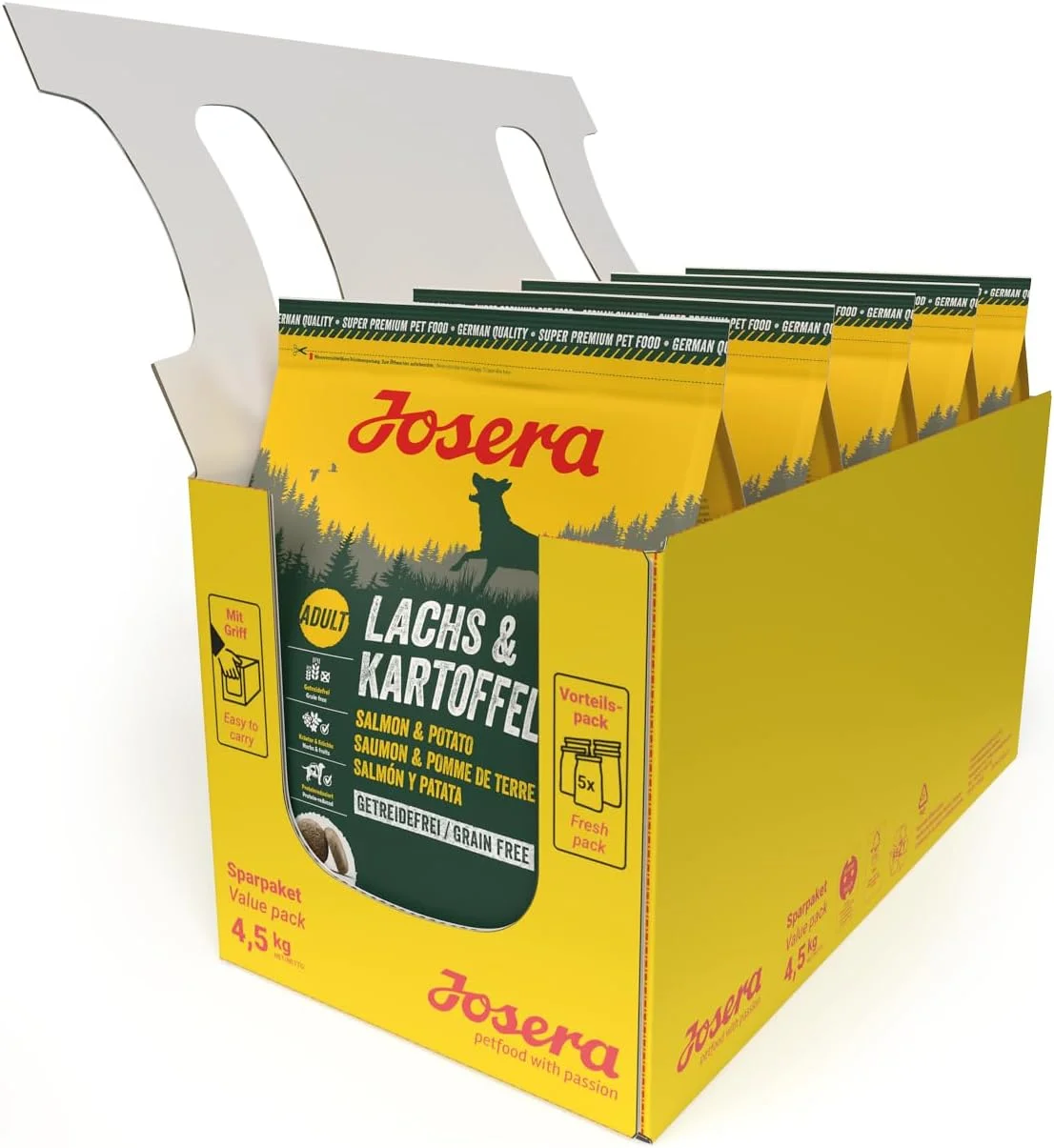 غذای خشک سگ جوسرا با طعم ماهی سالمون و سیب زمینی - 900 گرم غذای خشک سگ جوسرا با طعم ماهی سالمون و سیب زمینی - 900 گرم