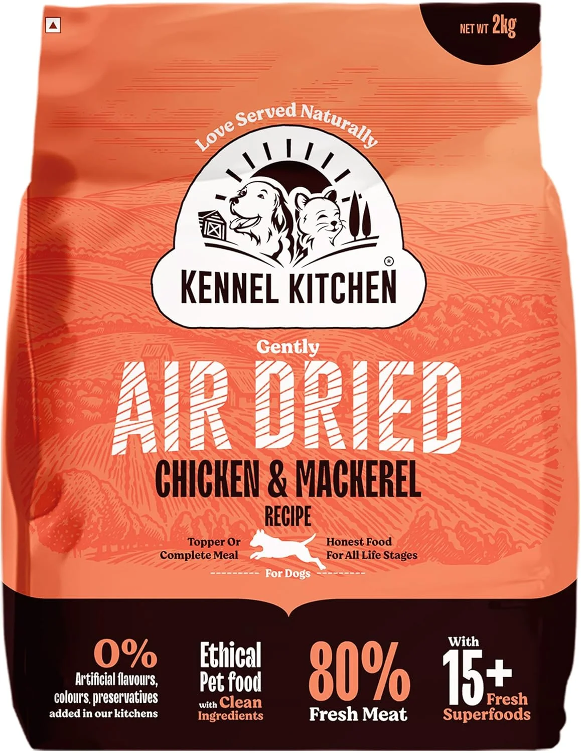 غذای خشک سگ کنل کیچن با هوا خشک شده | 2 کیلوگرم | دستور پخت مرغ و ماهی خال مخالی | غذای خشک ممتاز سگ برای سگ بالغ و توله سگ | غذای خشک برای سگ ها با تغذیه پیشرفته غذای خشک سگ کنل کیچن با هوا خشک شده | 2 کیلوگرم | دستور پخت مرغ و ماهی خال مخالی | غذای خشک ممتاز سگ برای سگ بالغ و توله سگ | غذای خشک برای سگ ها با تغذیه پیشرفته