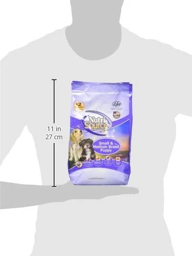 غذای خشک سگ نژاد کوچک/متوسط KARLTUFOU Tuffy's Pet Food NutriSource با طعم مرغ و برنج، 1.5 پوند