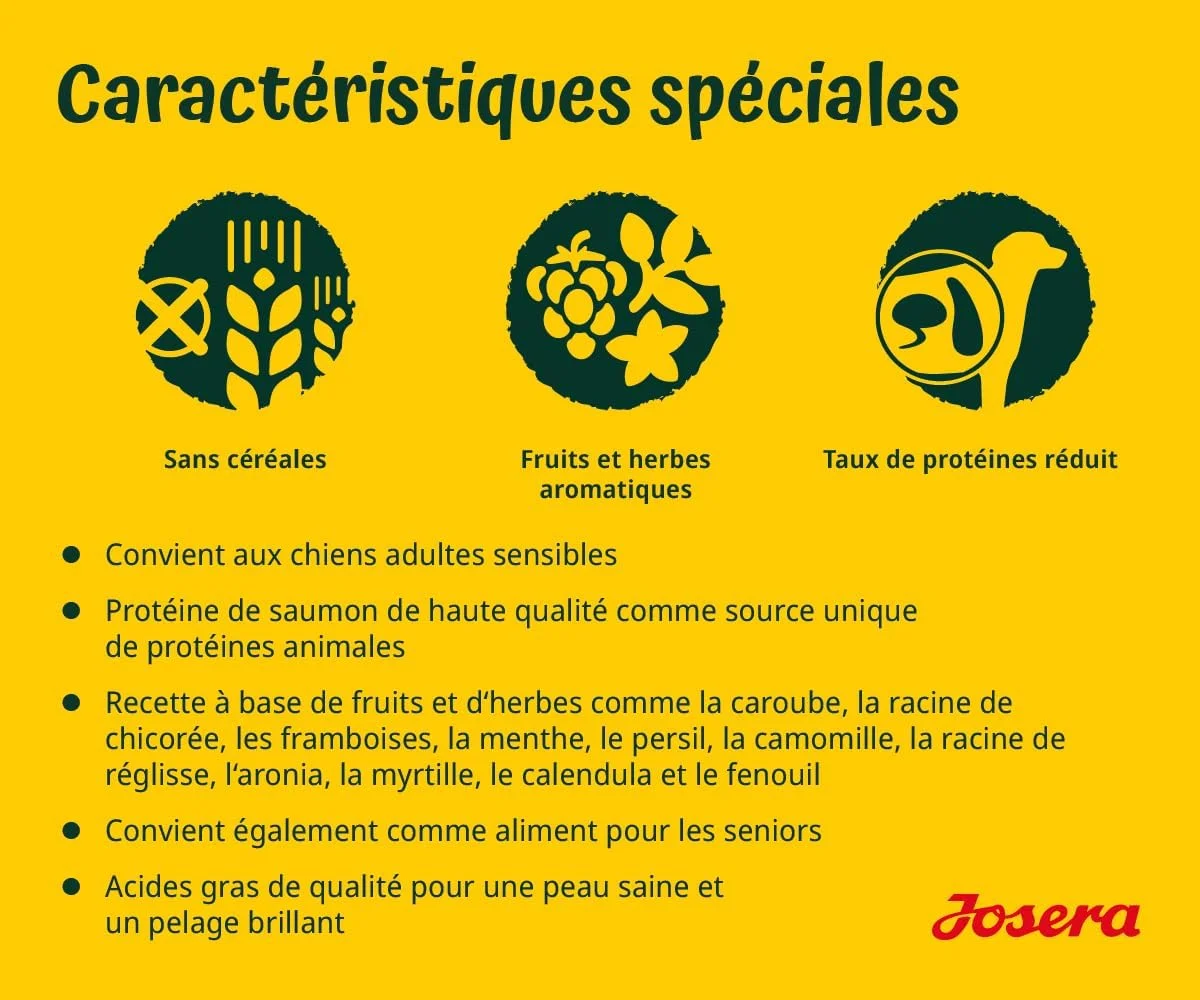 غذای خشک سگ جوسرا با طعم ماهی سالمون و سیب زمینی - 900 گرم