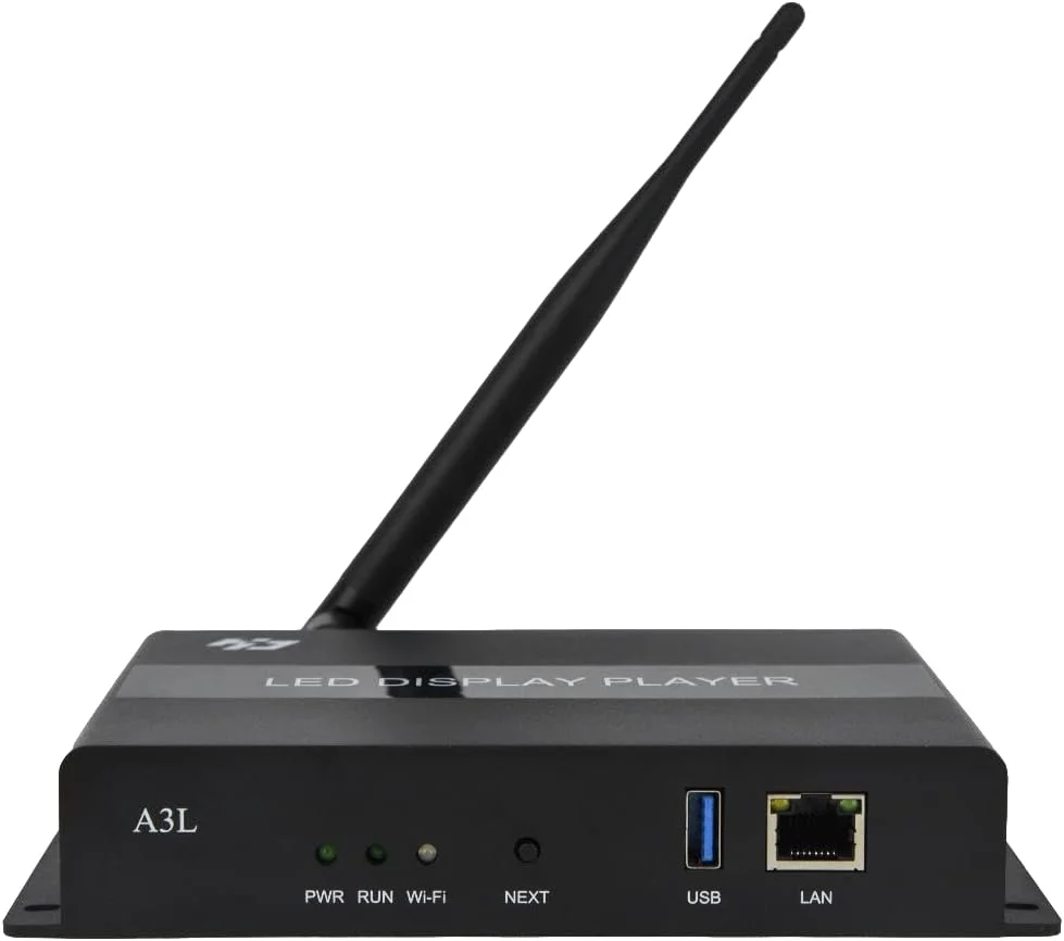 پخش کننده چند رسانه ای نمایشگر LED تمام رنگی EnhanBili HD-A3L Huidu