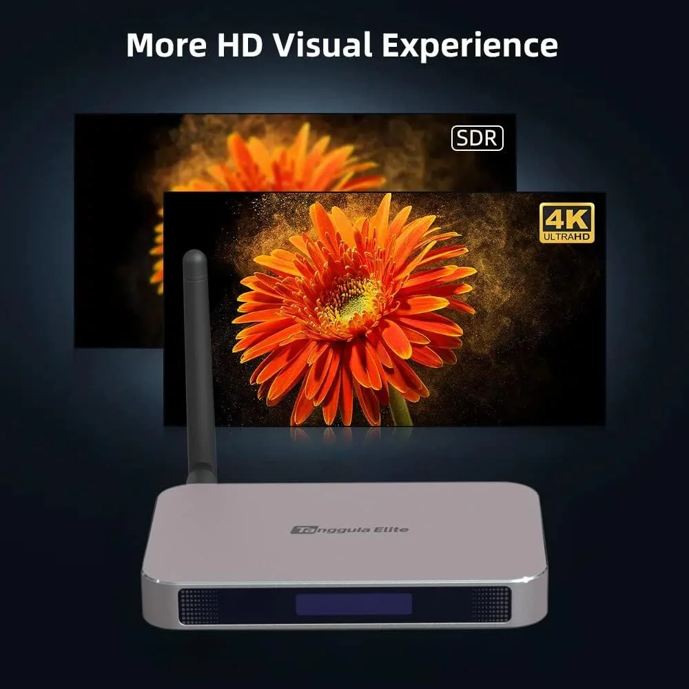 ERTUUYD 2023 جدید! جعبه تلویزیون Tanggula Elite Max2، 4+128G اندروید 11 نسخه جدید پخش رسانه