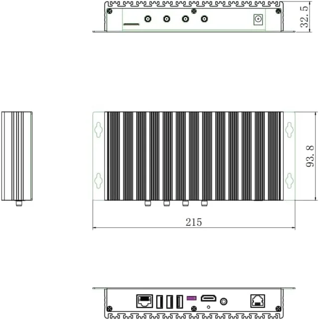 پخش کننده چند رسانه ای نمایشگر LED کالرلایت EnhanBili A4K