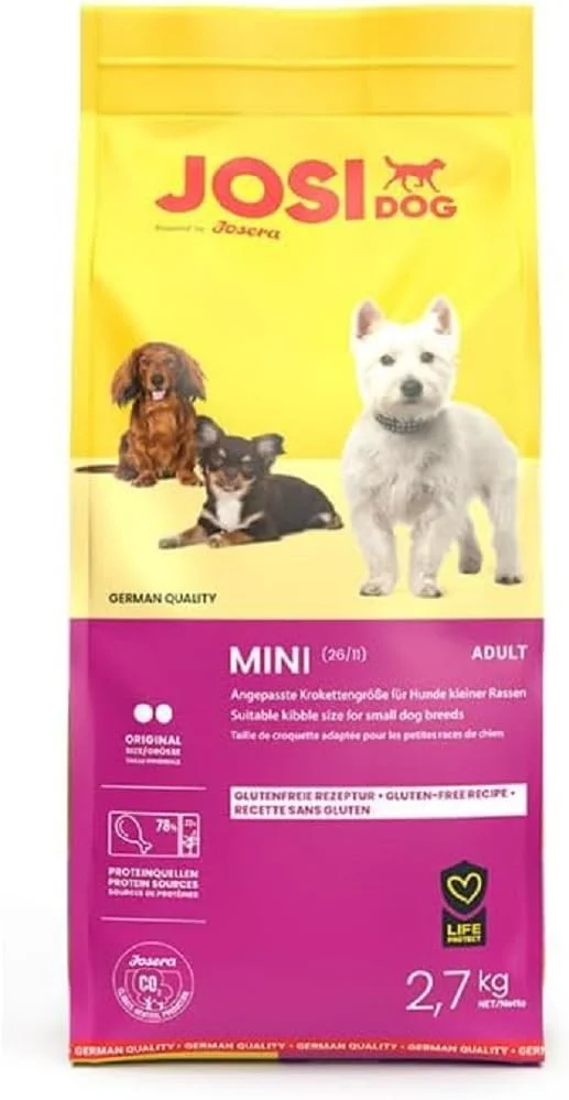 غذای خشک سگ بالغ نژاد کوچک جوسرا Josidog Mini وزن 2.7 کیلوگرم غذای خشک سگ بالغ نژاد کوچک جوسرا Josidog Mini وزن 2.7 کیلوگرم
