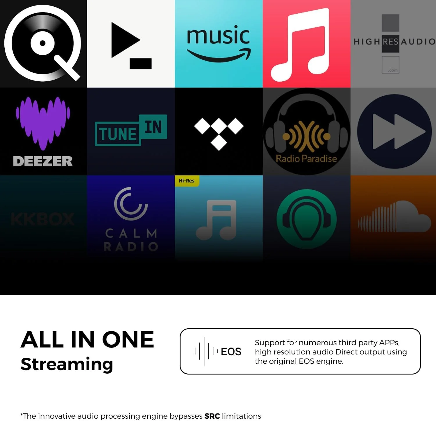 دستگاه پخش موسیقی های-فای Eversolo DMP-A6 Gen 2، پخش کننده صوتی بی سیم، پخش کننده موسیقی دیجیتال، DAC، سرویس و پخش موسیقی، DSD512، مهندس صوتی EOS، PCM768kHz/32Bit بلوتوث 5.0، برنامه اختصاصی دستگاه پخش موسیقی های-فای Eversolo DMP-A6 Gen 2، پخش کننده صوتی بی سیم، پخش کننده موسیقی دیجیتال، DAC، سرویس و پخش موسیقی، DSD512، مهندس صوتی EOS، PCM768kHz/32Bit بلوتوث 5.0، برنامه اختصاصی